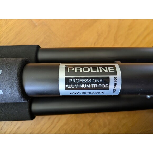 Dolica Proline AX620B100 Professional Aluminum Tripod with Ball Head Black, 60" - Picture 3 of 8